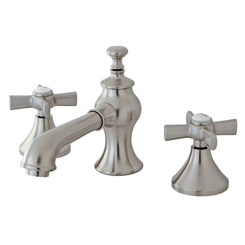 Kingston Brass KC7068ZX 8 in. Widespread Bathroom Faucet, Brushed Nickel - BNGBath