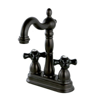 Thumbnail for Kingston Brass KB1495PKX Duchess Two-Handle Bar Faucet, Oil Rubbed Bronze - BNGBath