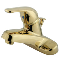 Thumbnail for Kingston Brass KB542 Single-Handle 4 in. Centerset Bathroom Faucet, Polished Brass - BNGBath