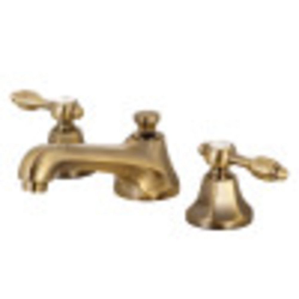 Kingston Brass KS4463TAL Tudor 8" Widespread Bathroom Faucet, Antique Brass - BNGBath