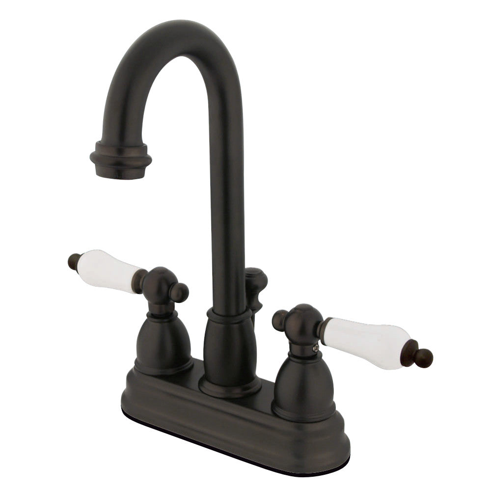 Kingston Brass KB3615PL 4 in. Centerset Bathroom Faucet, Oil Rubbed Bronze - BNGBath