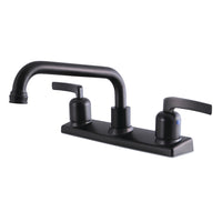 Thumbnail for Kingston Brass FB2135EFL Centurion 8-Inch Centerset Kitchen Faucet, Oil Rubbed Bronze - BNGBath