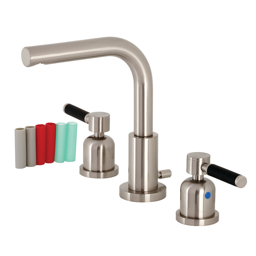 Fauceture FSC8958DKL 8 in. Widespread Bathroom Faucet, Brushed Nickel - BNGBath