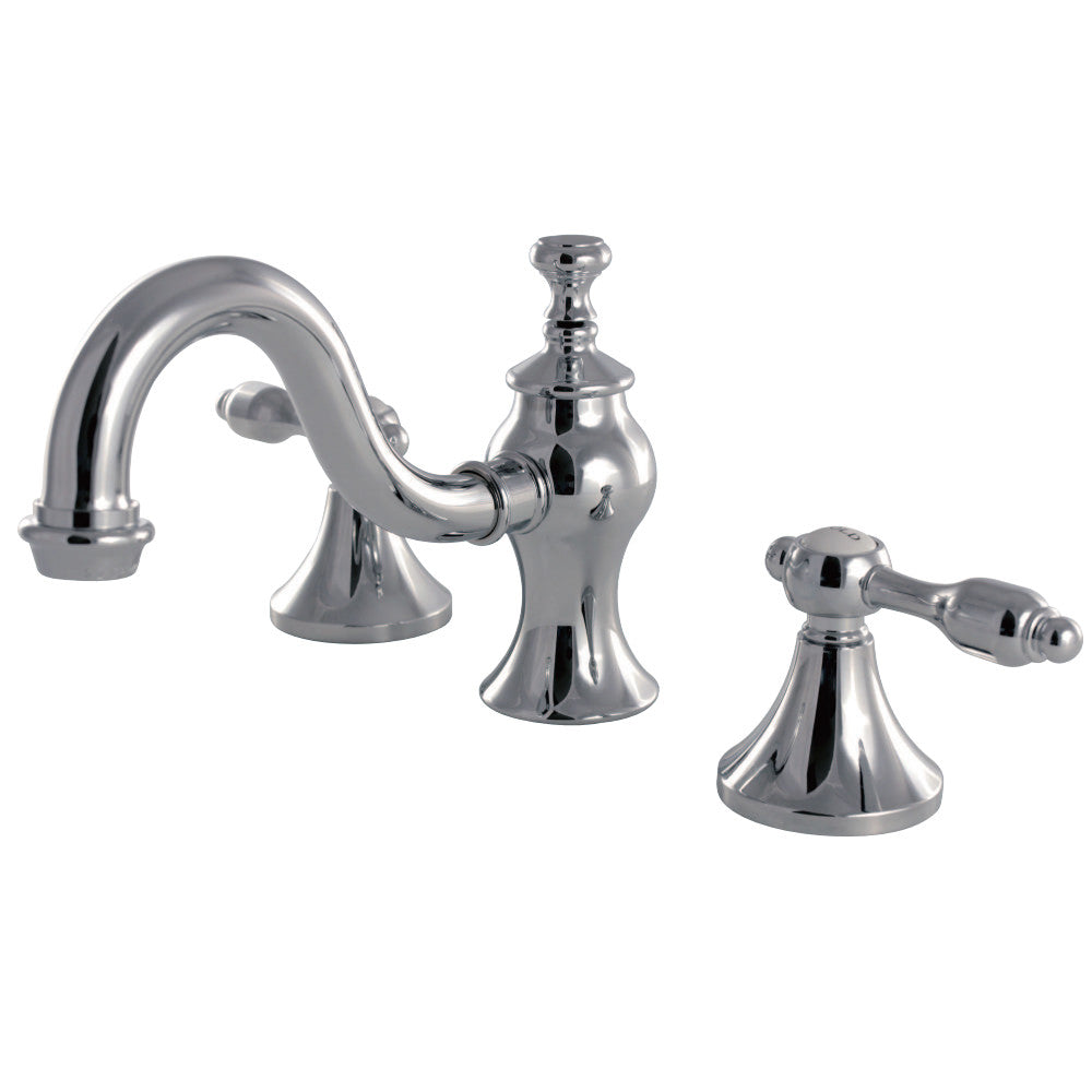 Kingston Brass KC7161TAL 8 in. Widespread Bathroom Faucet, Polished Chrome - BNGBath