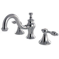 Thumbnail for Kingston Brass KC7161TAL 8 in. Widespread Bathroom Faucet, Polished Chrome - BNGBath
