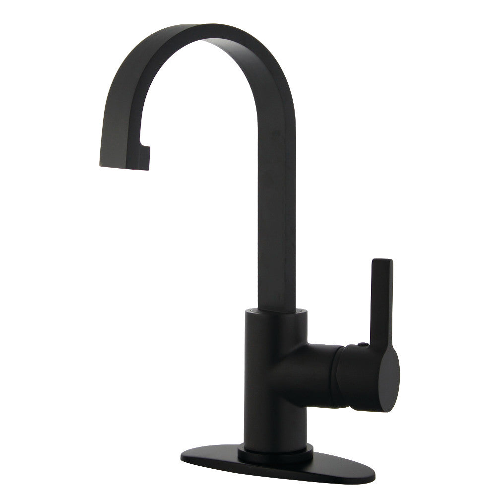 Fauceture LS8210CTL Continental Single-Handle Bathroom Faucet, Matte Black - BNGBath