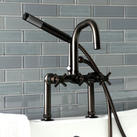 Thumbnail for Aqua Vintage AE8401DX Concord Deck Mount Clawfoot Tub Faucet, - BNGBath