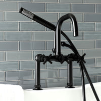 Thumbnail for Aqua Vintage AE8401DX Concord Deck Mount Clawfoot Tub Faucet, - BNGBath