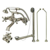 Thumbnail for Kingston Brass CCK265ORBD Vintage Wall Mount Clawfoot Faucet Package, - BNGBath