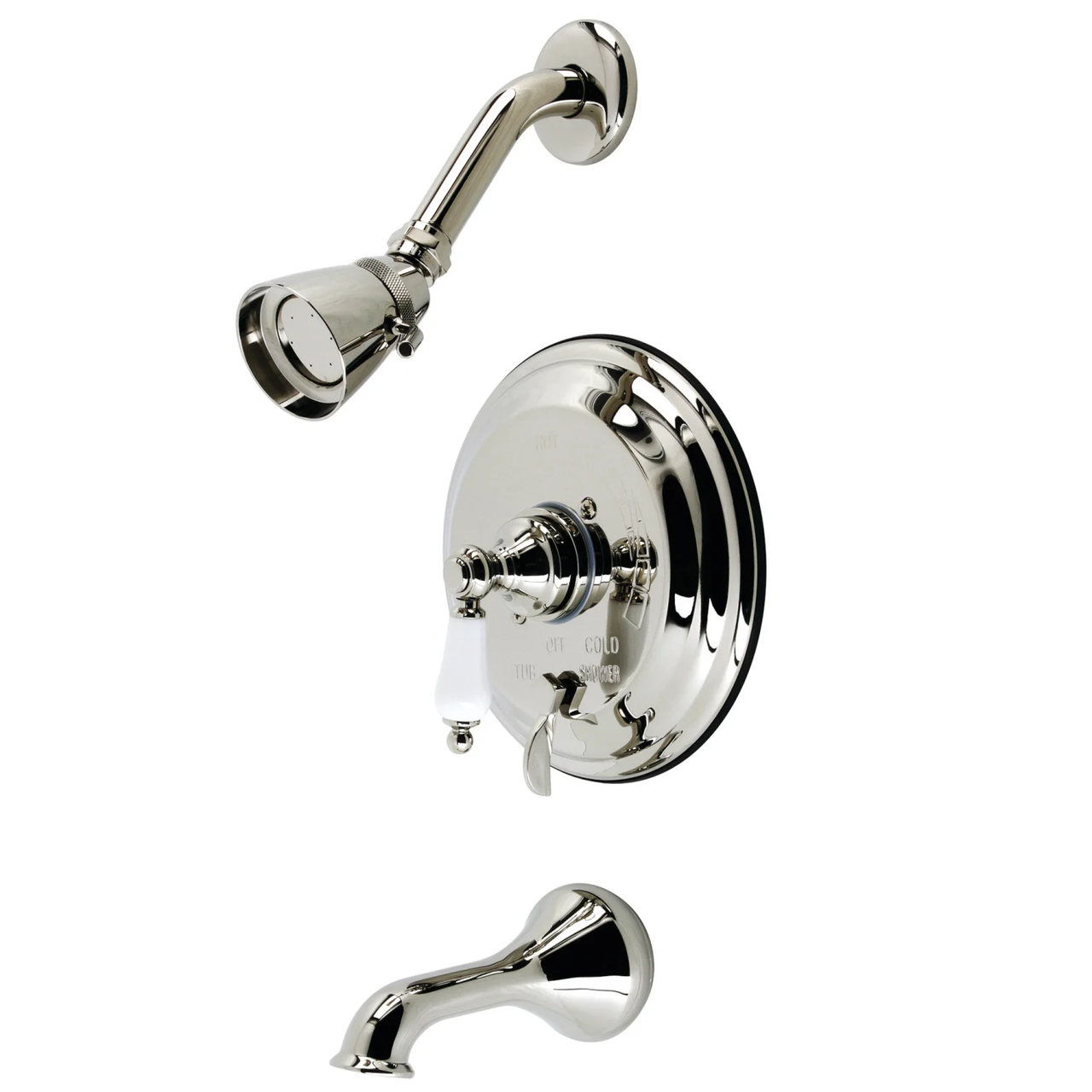 Kingston Brass KB36380PL Restoration Tub & Shower Faucet, - BNGBath