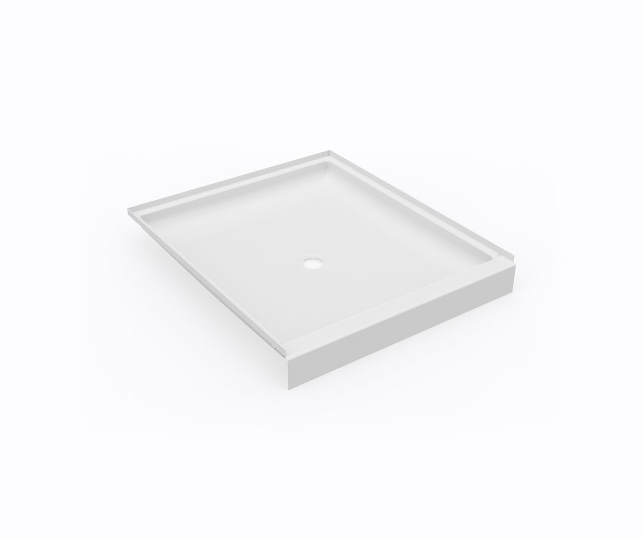 42 x 36 Swanstone Alcove Shower Pan with Center Drain - BNGBath