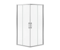 Thumbnail for Radia Square Sliding Shower Door 32 x 32 x 71 ½ in. 6 mm Corner Shower door - BNGBath