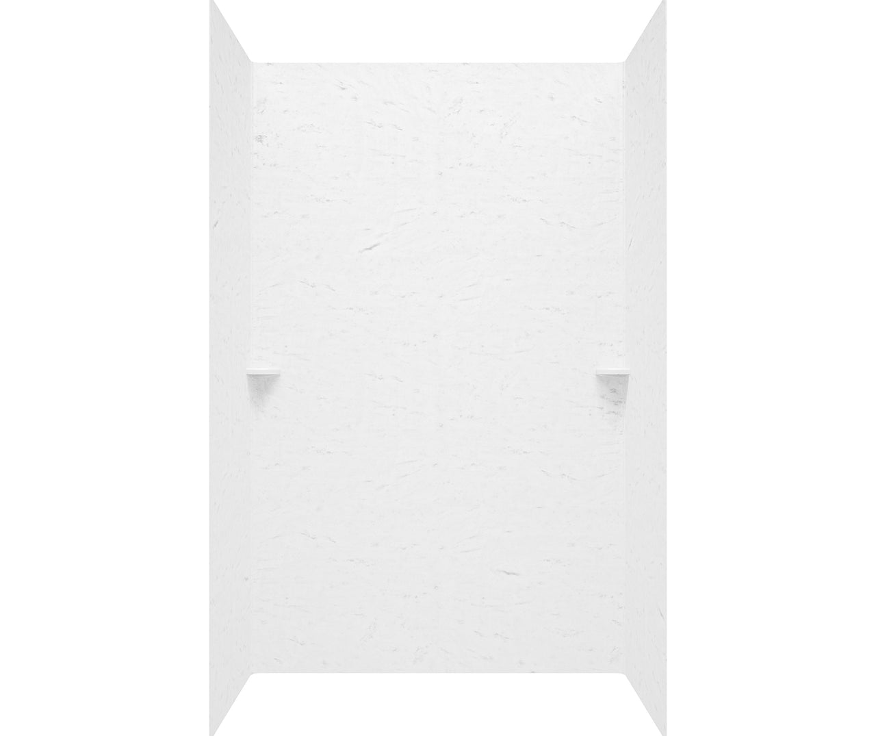 Swan Solid Surface 36-In X 36-In X 96-In Shower Wall Surround - BNGBath