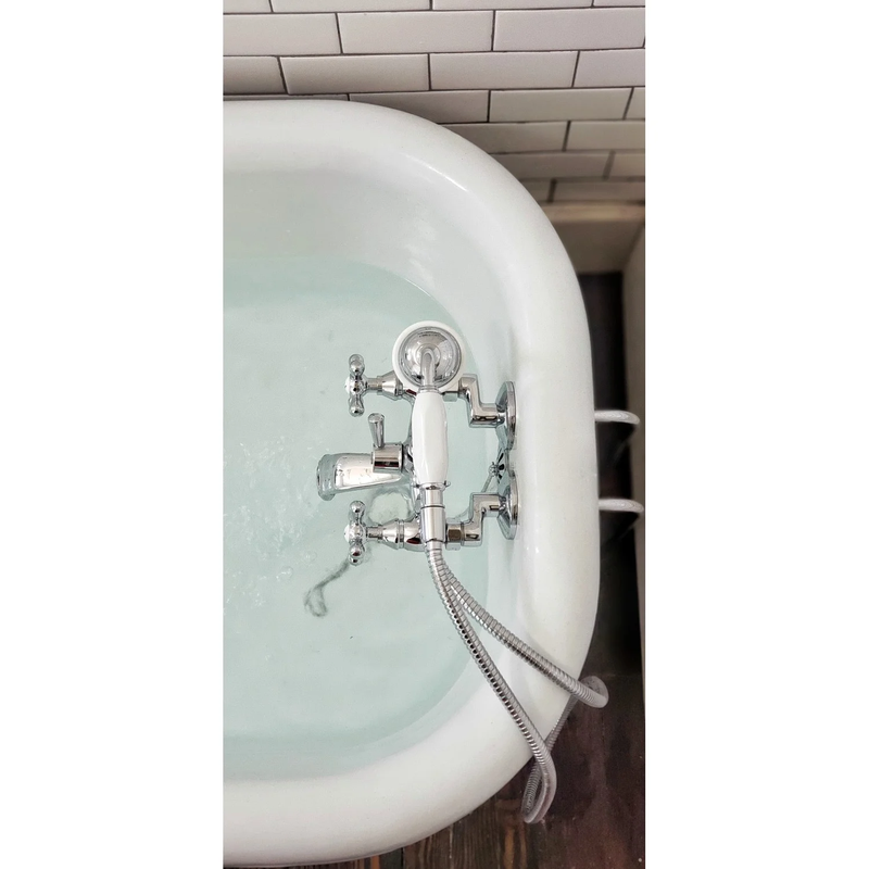 Kingston Brass CCK265SB Vintage Wall Mount Clawfoot Faucet Package, - BNGBath