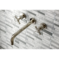 Thumbnail for Kingston Brass KS8026BEX Essex Two-Handle Wall Mount Tub Faucet - Open Box - BNGBath