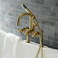 Thumbnail for Aqua Vintage AE8401DX Concord Deck Mount Clawfoot Tub Faucet, - BNGBath