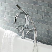 Thumbnail for Aqua Vintage AE8401DX Concord Deck Mount Clawfoot Tub Faucet, - BNGBath