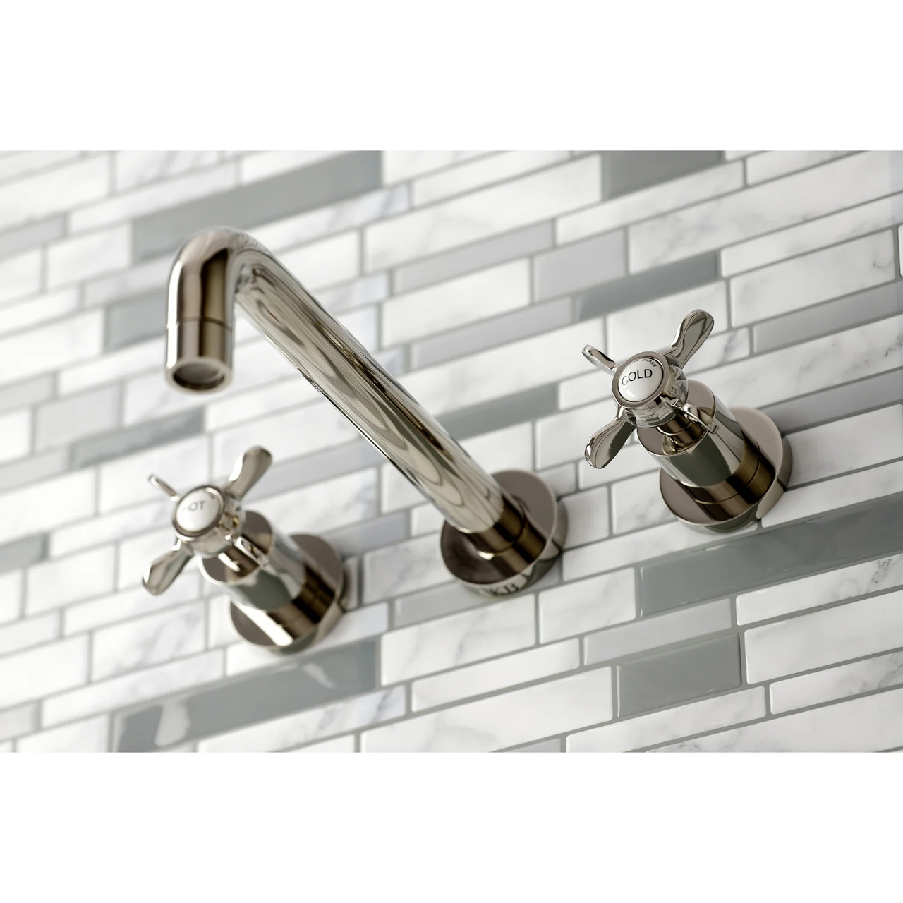 Kingston Brass KS8026BEX Essex Two-Handle Wall Mount Tub Faucet - Open Box - BNGBath