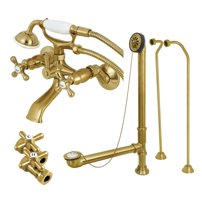 Kingston Brass CCK265ORBD Vintage Wall Mount Clawfoot Faucet Package, - BNGBath