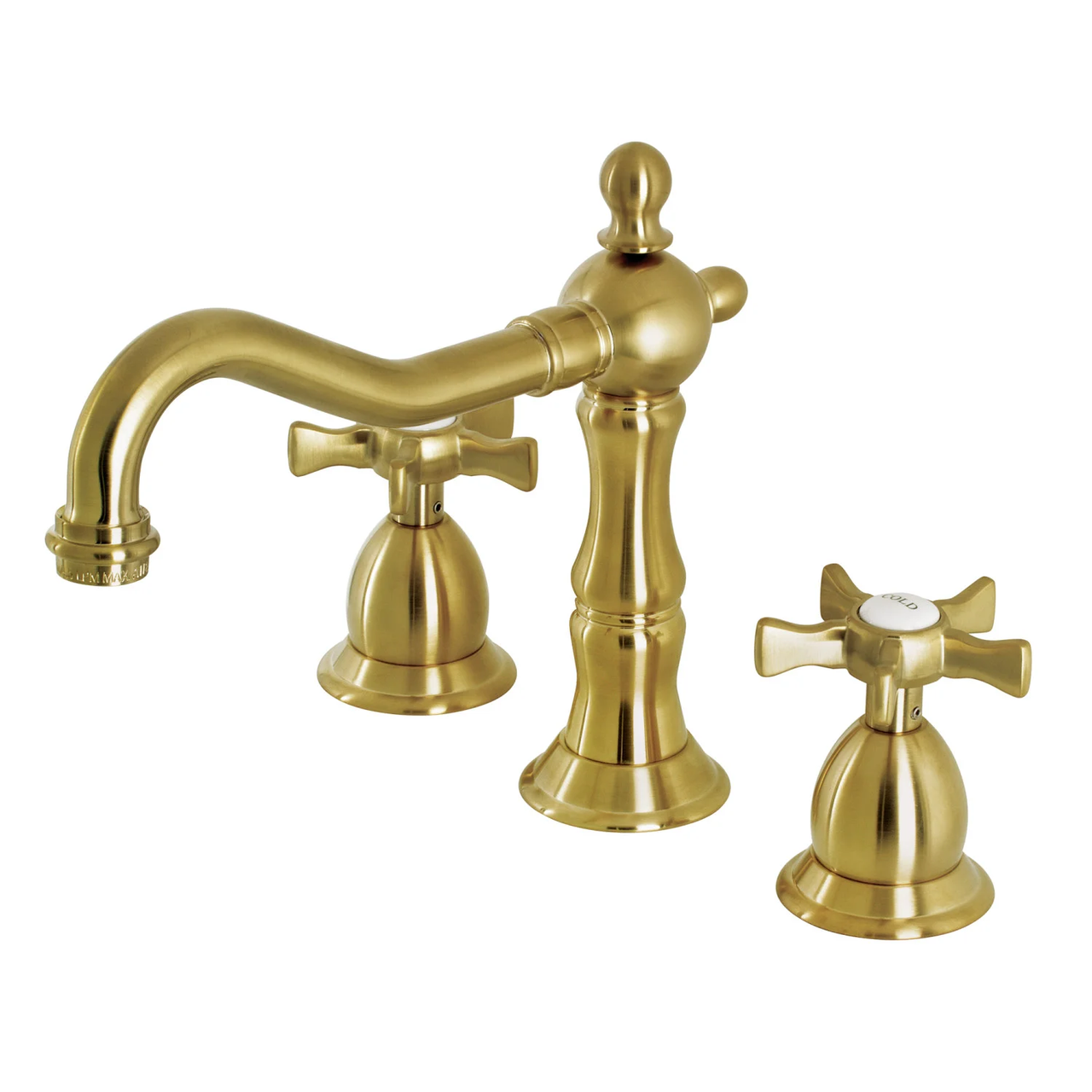 Kingston Brass KS1977NX Hamilton Widespread Bathroom Faucet with Brass Pop-Up - BNGBath
