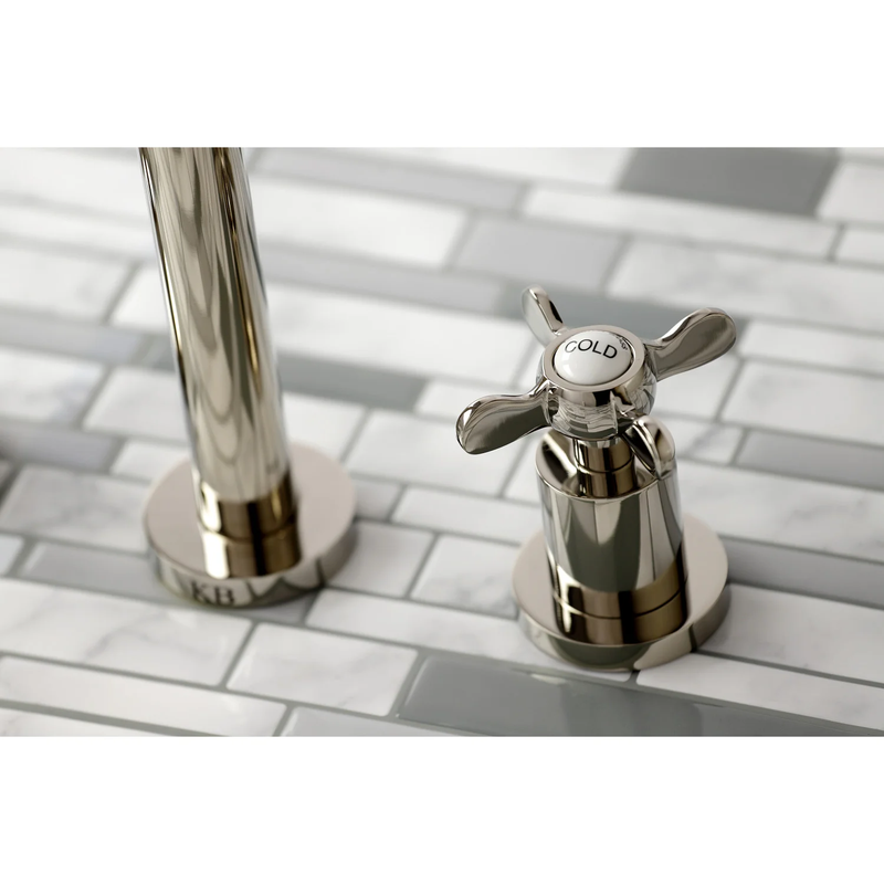 Kingston Brass KS8026BEX Essex Two-Handle Wall Mount Tub Faucet - Open Box - BNGBath
