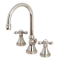 Thumbnail for Kingston Brass KS2986AX 8 in. Widespread Bathroom Faucet, Polished Nickel - BNGBath