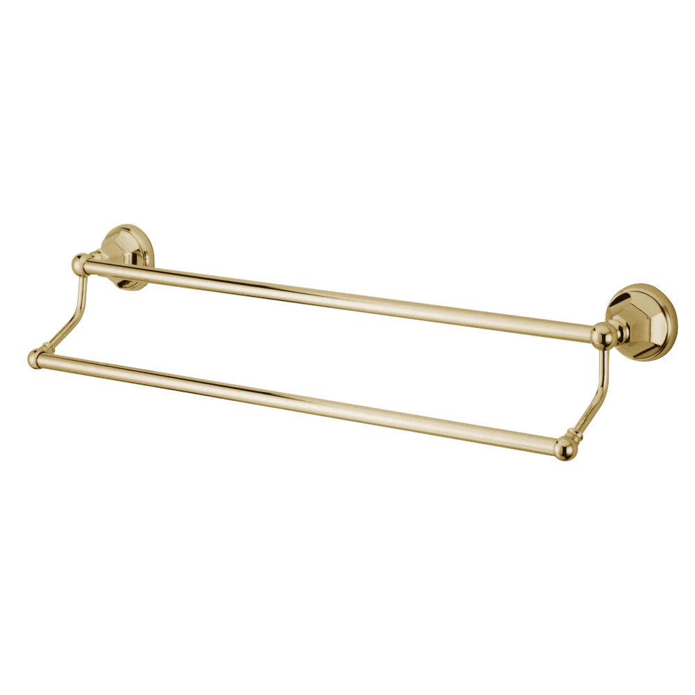 Kingston Brass BA481318PB Metropolitan 18-Inch Dual Towel Bar, Polished Brass - BNGBath