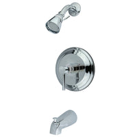 Thumbnail for Kingston Brass KB2631DL Concord Tub & Shower Faucet, Polished Chrome - BNGBath