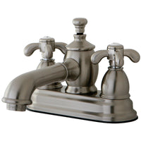 Thumbnail for Kingston Brass KS7008TX 4 in. Centerset Bathroom Faucet, Brushed Nickel - BNGBath