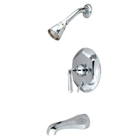 Thumbnail for Kingston Brass KB46310HL Tub and Shower Faucet, Polished Chrome - BNGBath