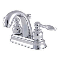 Thumbnail for Kingston Brass FB5611KL 4 in. Centerset Bathroom Faucet, Polished Chrome - BNGBath