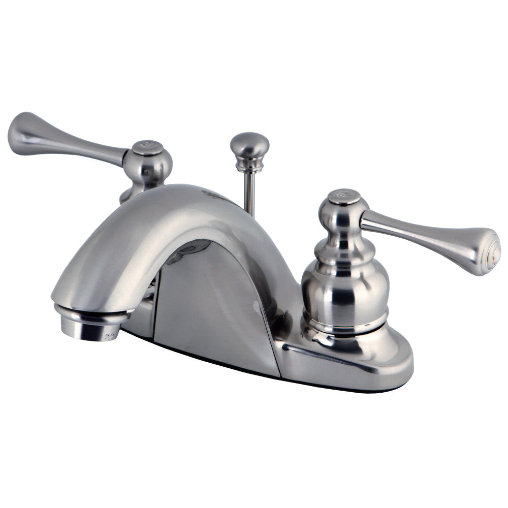 Kingston Brass KB7648BL 4 in. Centerset Bathroom Faucet, Brushed Nickel - BNGBath