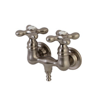 Thumbnail for Aqua Vintage AE37T8 Vintage 3-3/8 Inch Wall Mount Tub Faucet, Brushed Nickel - BNGBath