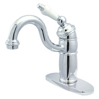 Thumbnail for Kingston Brass KB1481PL Victorian Single-Handle Monoblock Bar Faucet, Polished Chrome - BNGBath