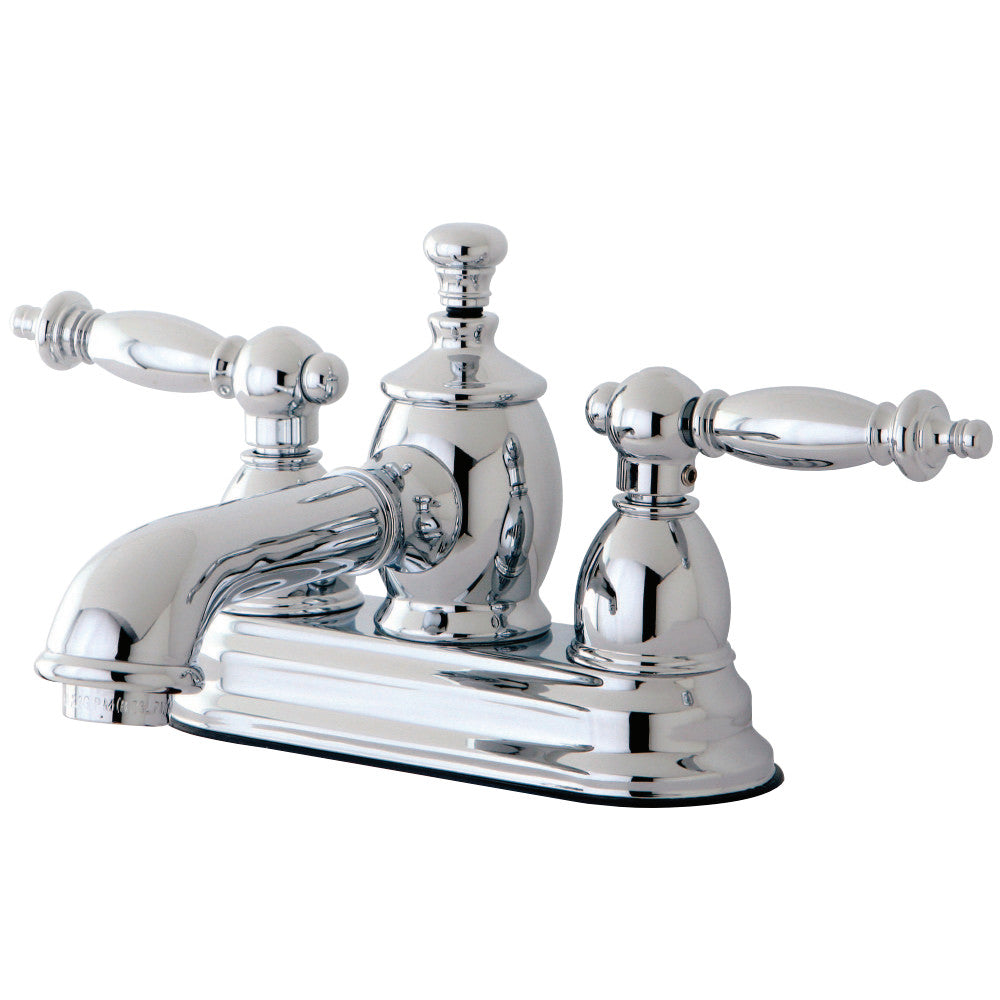 Kingston Brass KS7001TL 4 in. Centerset Bathroom Faucet, Polished Chrome - BNGBath