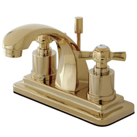 Thumbnail for Kingston Brass KS4642ZX 4 in. Centerset Bathroom Faucet, Polished Brass - BNGBath