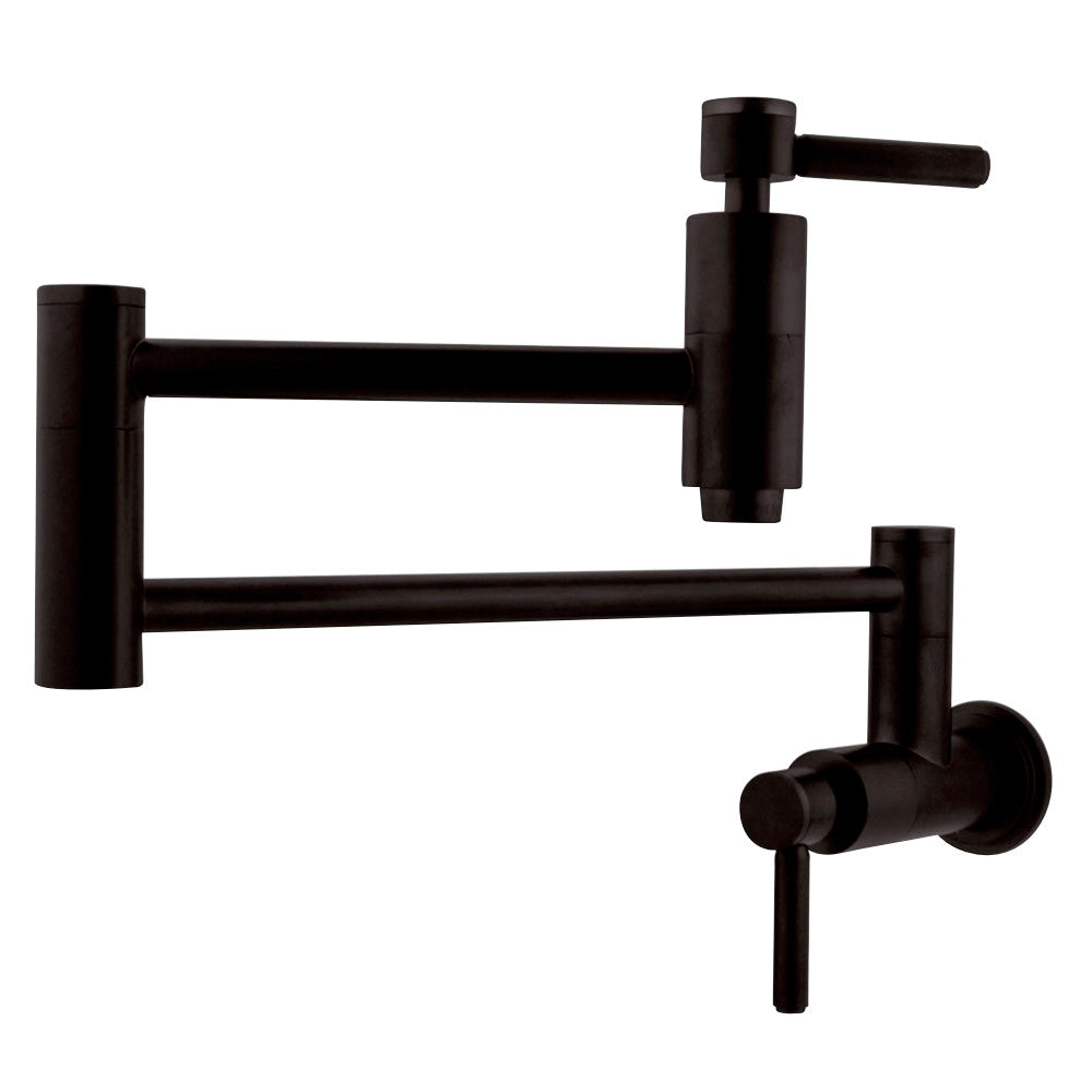 Kingston Brass KS8105DL Concord Wall Mount Pot Filler Kitchen Faucet, Oil Rubbed Bronze - BNGBath