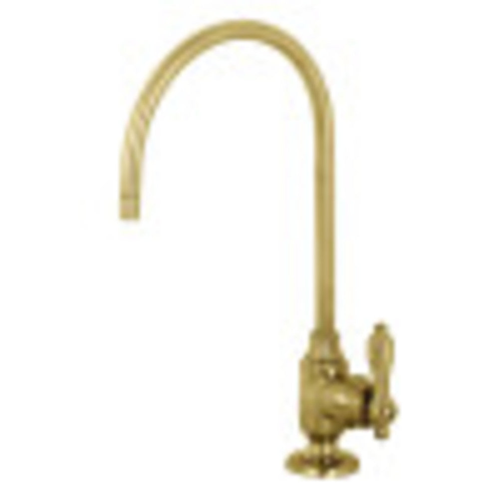 Kingston Brass KS5197TAL Tudor Single-Handle Water Filtration Faucet, Brushed Brass - BNGBath