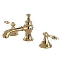Thumbnail for Kingston Brass KC7062NL 8 in. Widespread Bathroom Faucet, Polished Brass - BNGBath