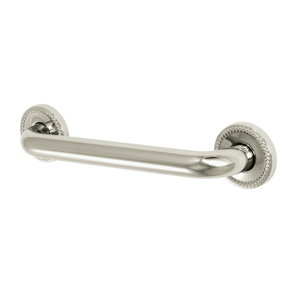 Kingston Brass DR814126 Laurel 12" Grab Bar, 1-1/4" Diameter, Polished Nickel - BNGBath