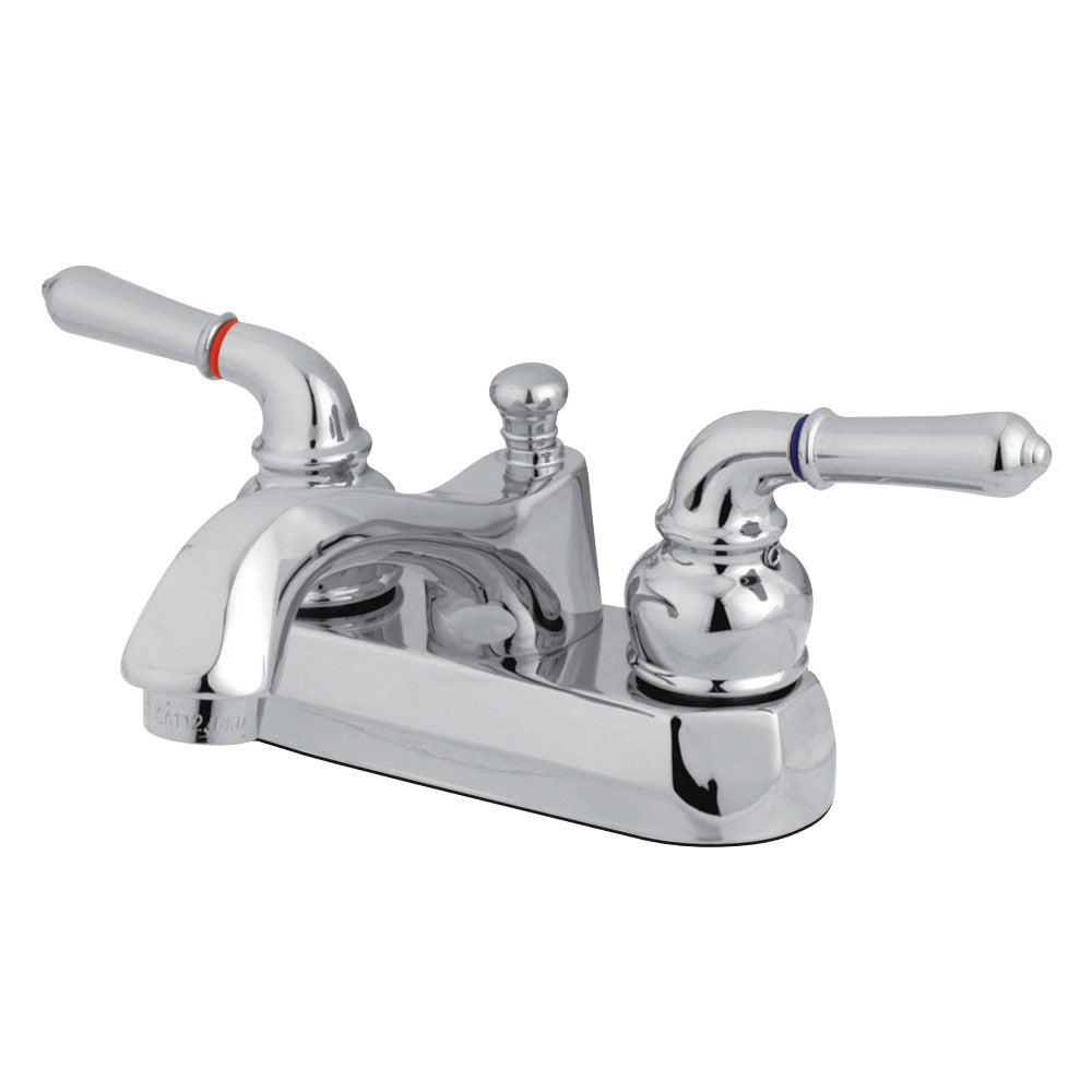 Kingston Brass KS4261NML 4 in. Centerset Bathroom Faucet, Polished Chrome - BNGBath