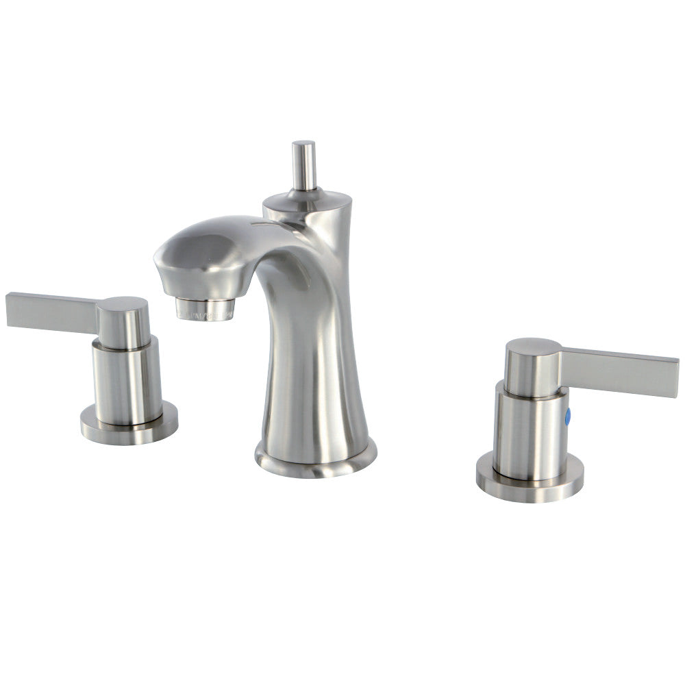 Kingston Brass KB7968NDL 8 in. Widespread Bathroom Faucet, Brushed Nickel - BNGBath