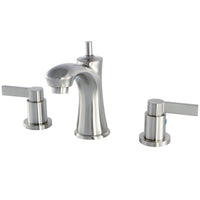 Thumbnail for Kingston Brass KB7968NDL 8 in. Widespread Bathroom Faucet, Brushed Nickel - BNGBath