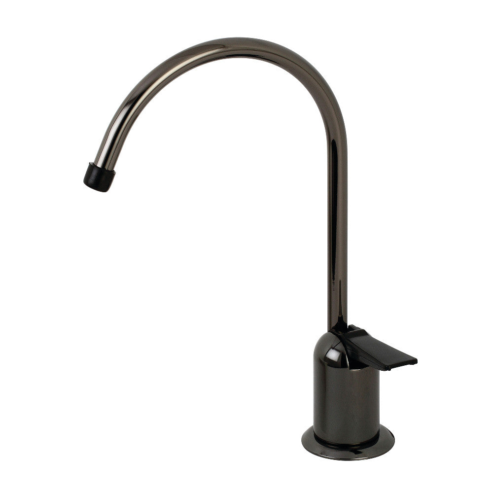 Kingston Brass NK6190 Water Onyx Single-Handle Cold Water Filtration Faucet, Black Stainless Steel - BNGBath