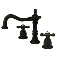 Thumbnail for Kingston Brass KS1975AX 8 in. Widespread Bathroom Faucet, Oil Rubbed Bronze - BNGBath