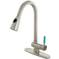 Thumbnail for Gourmetier Green Eden Pull-Down Kitchen Faucets - BNGBath