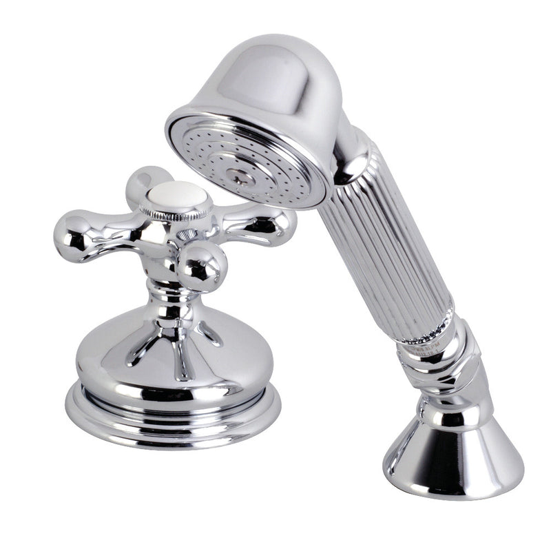 Kingston Brass KSK3331AXTR Transfer Valve Set for Roman Tub Faucet with Hand Shower, Polished Chrome - BNGBath