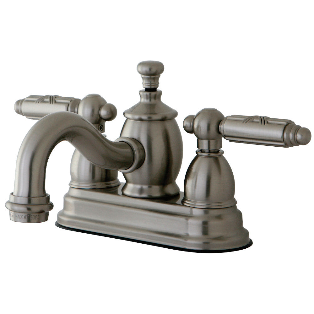 Kingston Brass KS7108GL 4 in. Centerset Bathroom Faucet, Brushed Nickel - BNGBath
