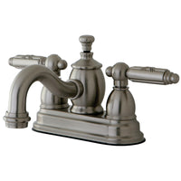 Thumbnail for Kingston Brass KS7108GL 4 in. Centerset Bathroom Faucet, Brushed Nickel - BNGBath