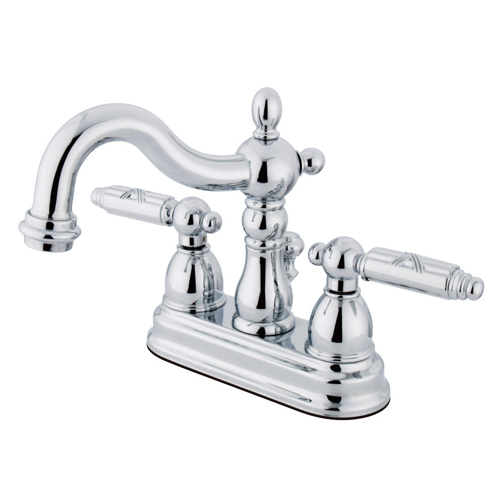 Kingston Brass KS1601GL 4 in. Centerset Bathroom Faucet, Polished Chrome - BNGBath